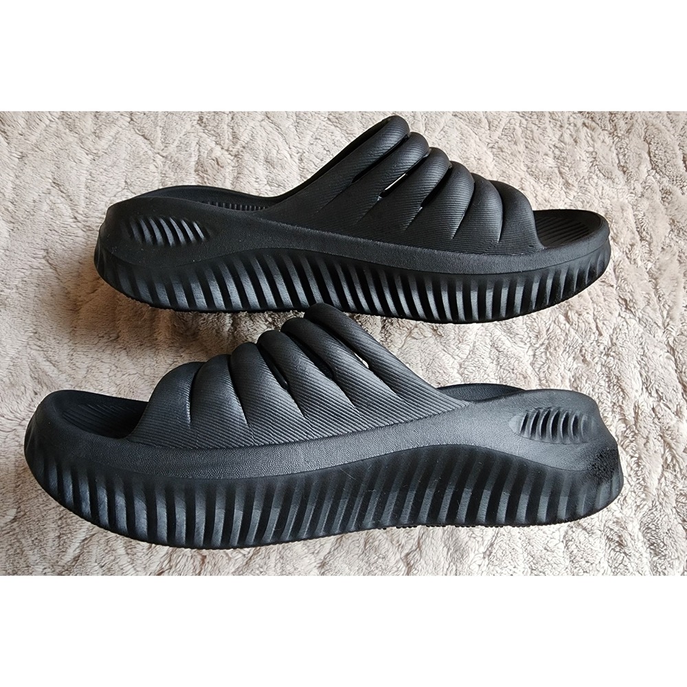 KUAILU Recovery Slides Black Platform Comfort Sandals Womens US 7.5 EU 38 - Picture 10 of 10